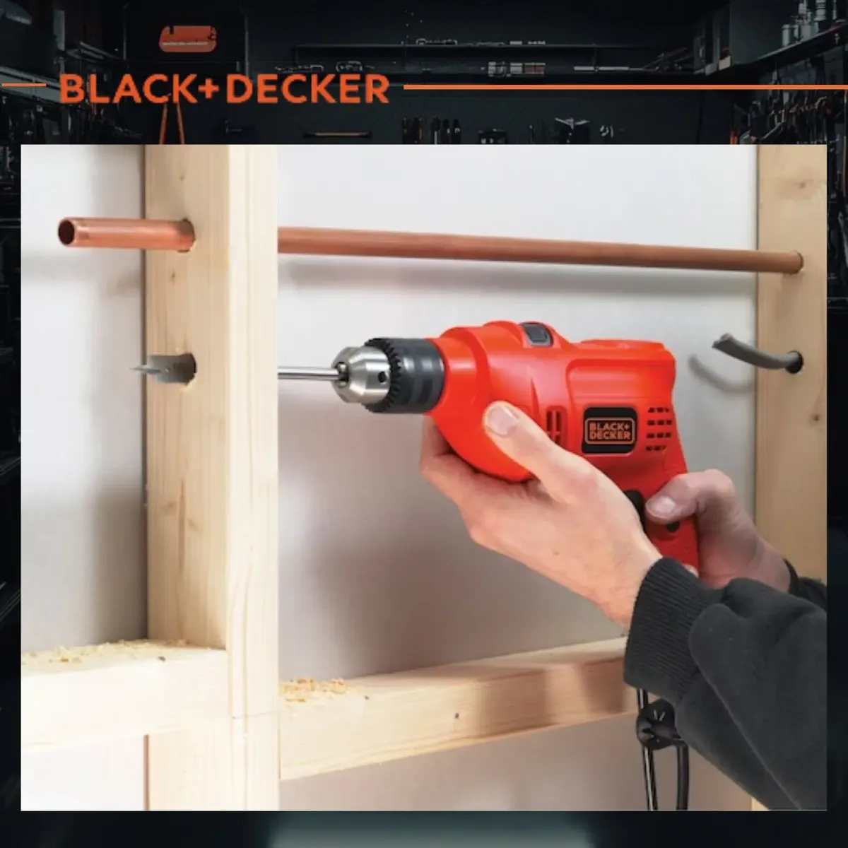 FURADEIRA DE IMPACTO 3/8 BLACK & DECKER 127V - 5