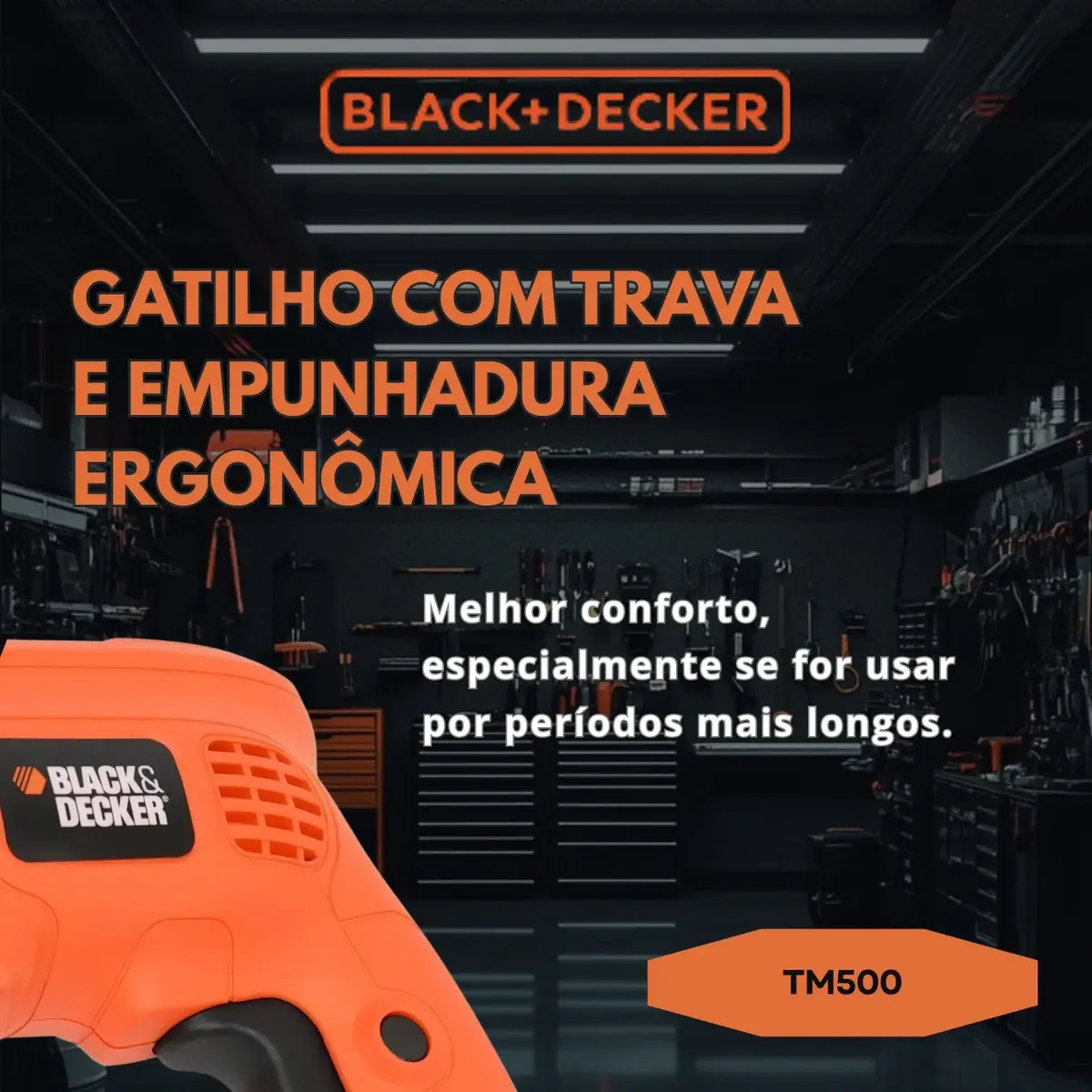 FURADEIRA DE IMPACTO 3/8 BLACK & DECKER 127V - 8