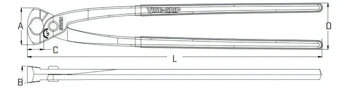 ALICATE TORQUES P/ARMADOR 12 VISE-GRIP - 2