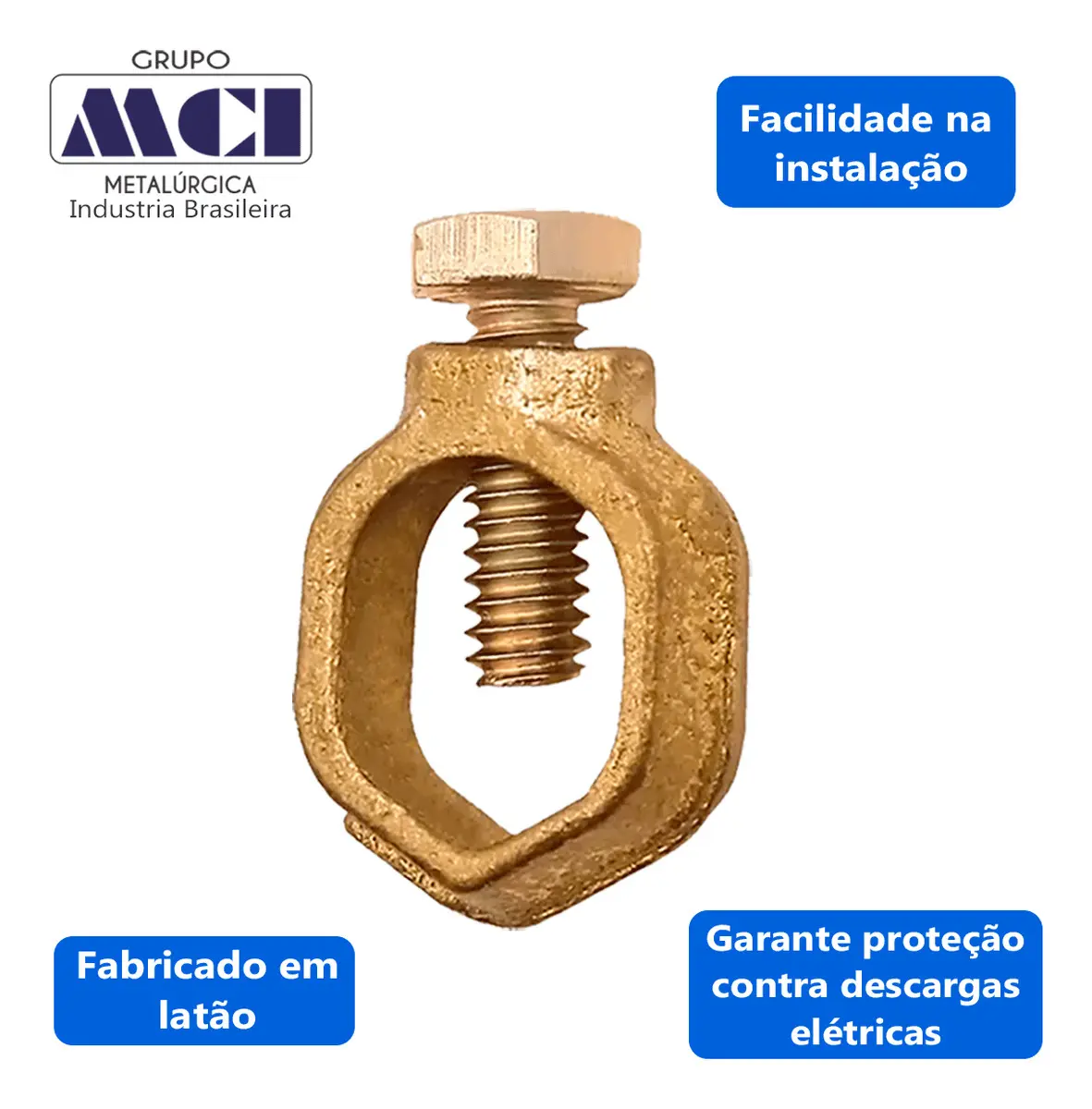 CONECTOR P/HASTE DE COBRE 5/8 UN - 3