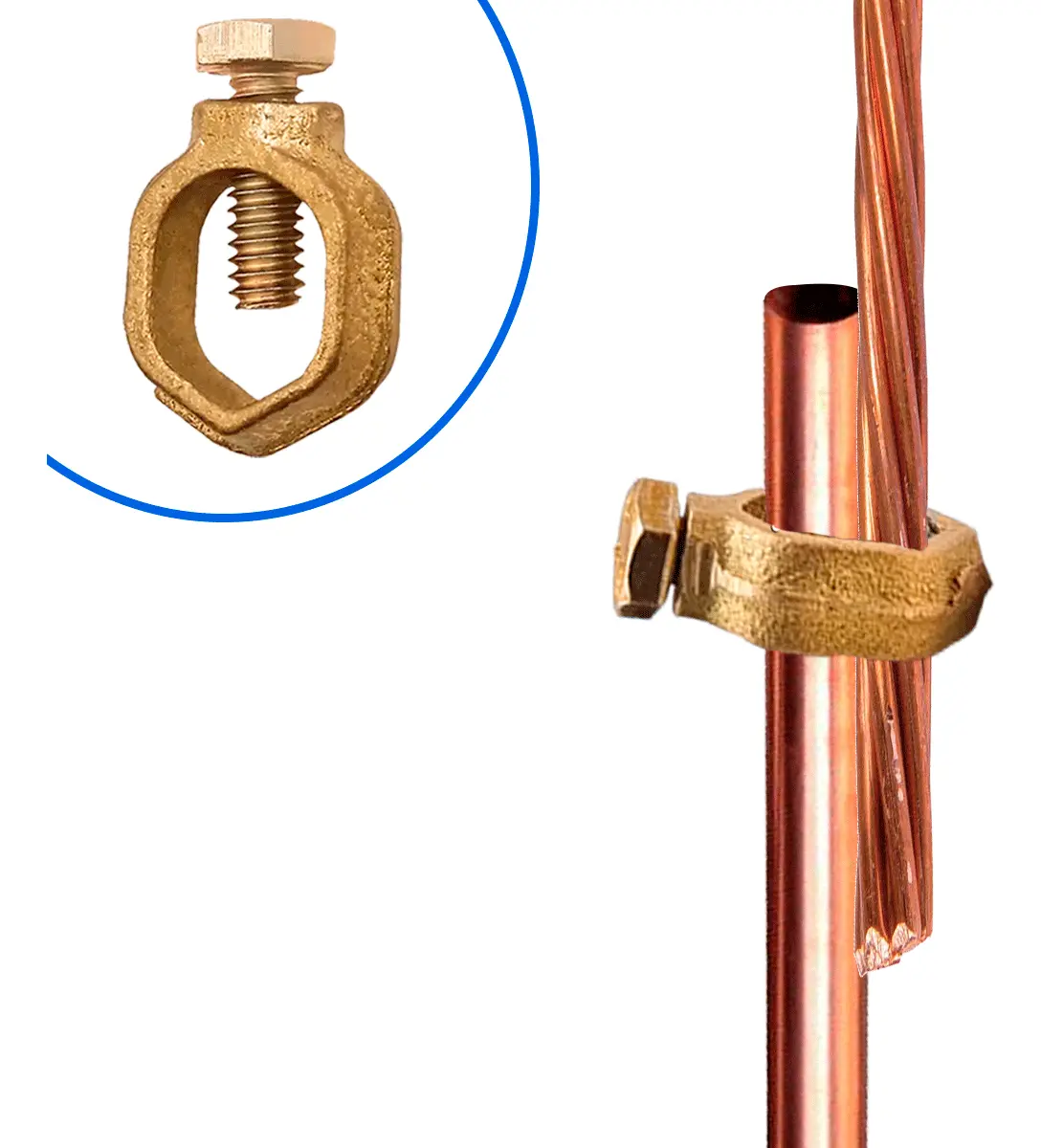 CONECTOR P/HASTE DE COBRE 5/8 UN - 5