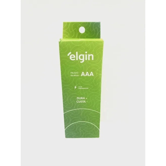 PILHA ALCALINA PALITO AAA ELGIN C/2 UND - 2
