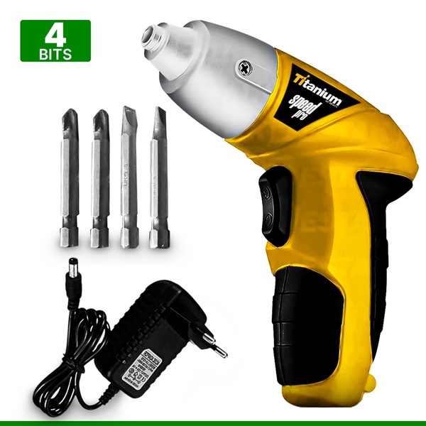 Parafusadeira a Bateria 4,8V Bivolt, da marca Titanium - 5